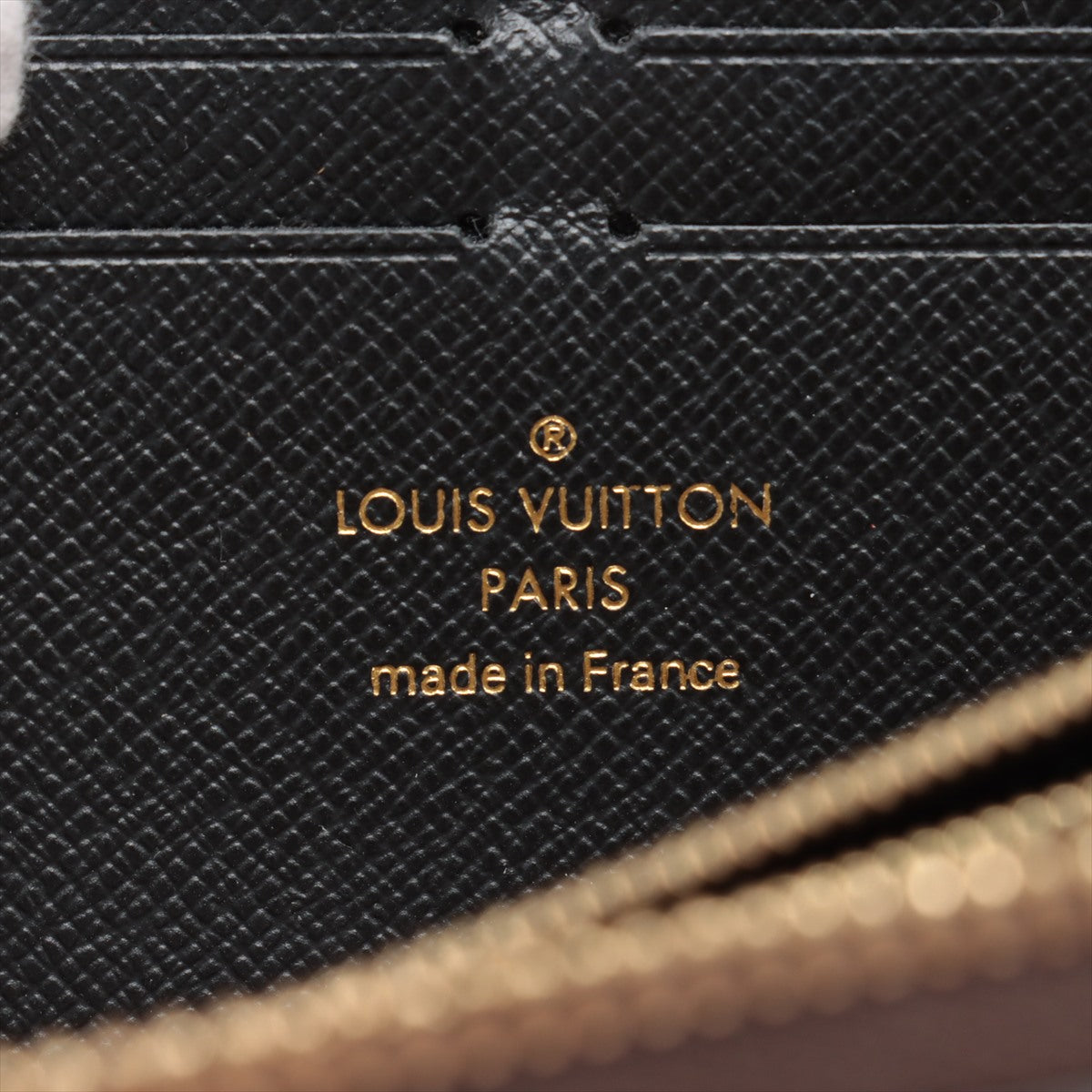 Louis Vuitton Monogram Reversee Portfolio Clemence M82336 Black X Brown Round  Wallet