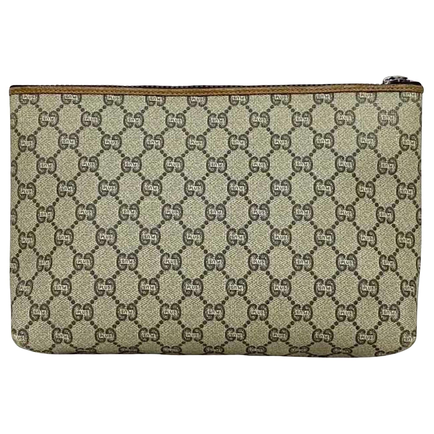 Gucci Gg Plus  Canvas Clutch Bag ()