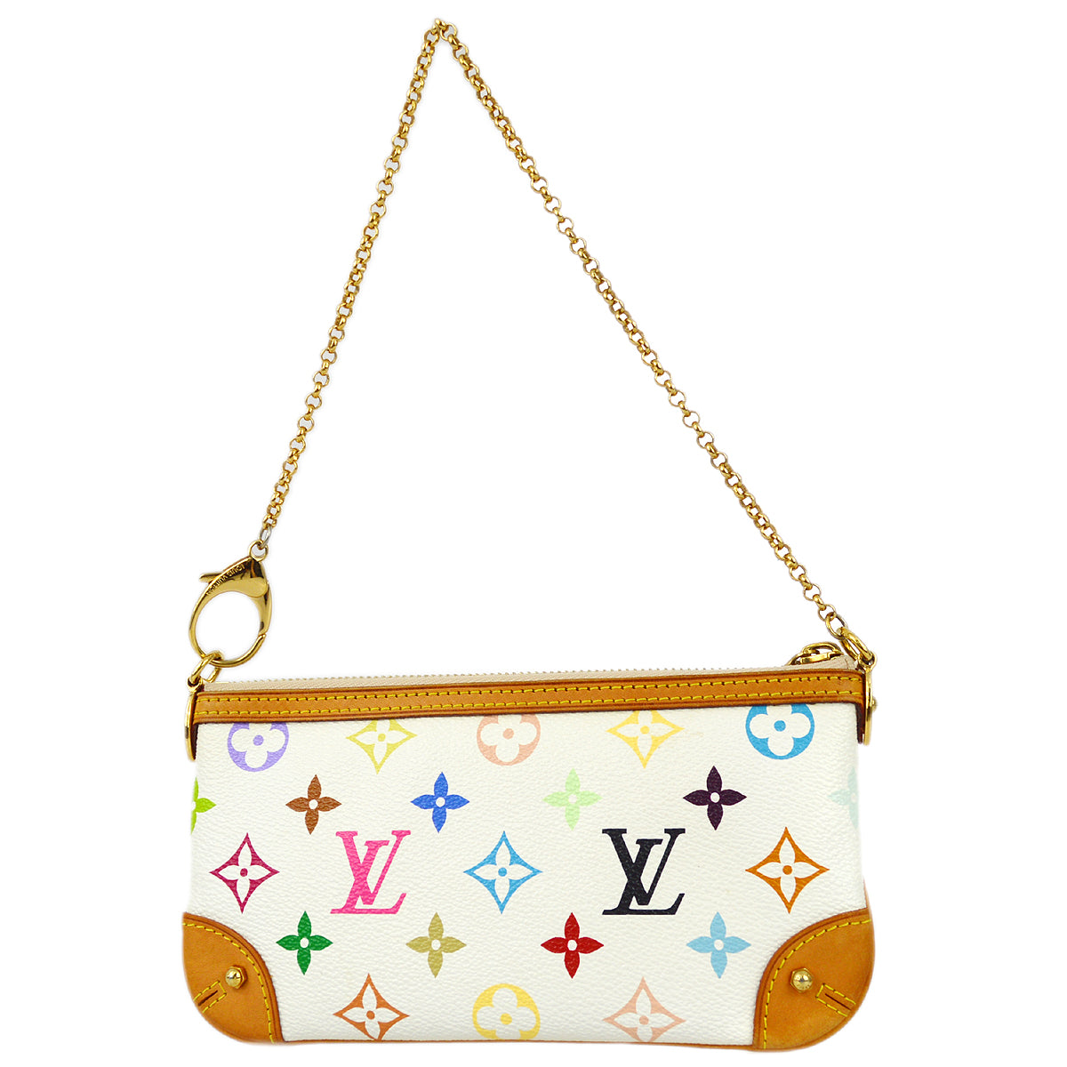 Louis Vuitton Multicolor Pochette Milla MM Chain Handbag M60096