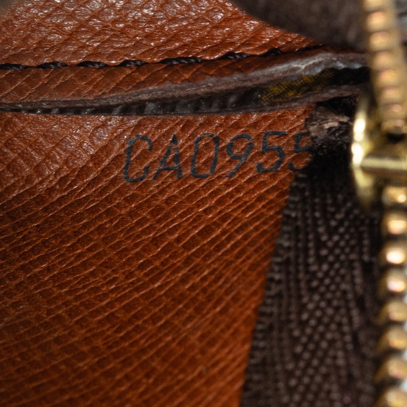 Louis Vuitton Monogram Pochette Crane Coin Case Keycase M62650 Brown PVC Leather  Louis Vuitton