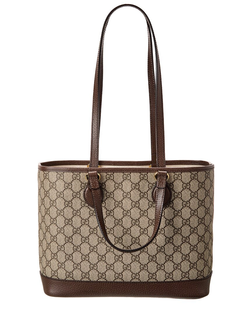 Luxury Gucci Trending 2025 Ophidia Mini GG Supreme Canvas & Leather Tote