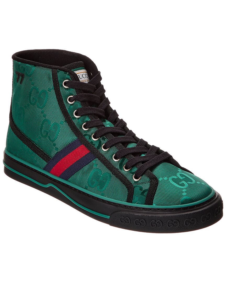 Gucci Tennis 1977 GG Canvas High-Top Sneaker