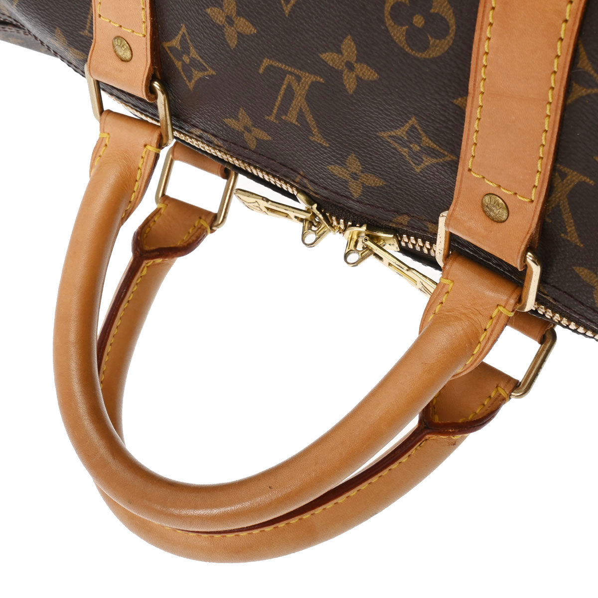 Louis Vuitton Monogram Keepall Bandouliere 55 Brown