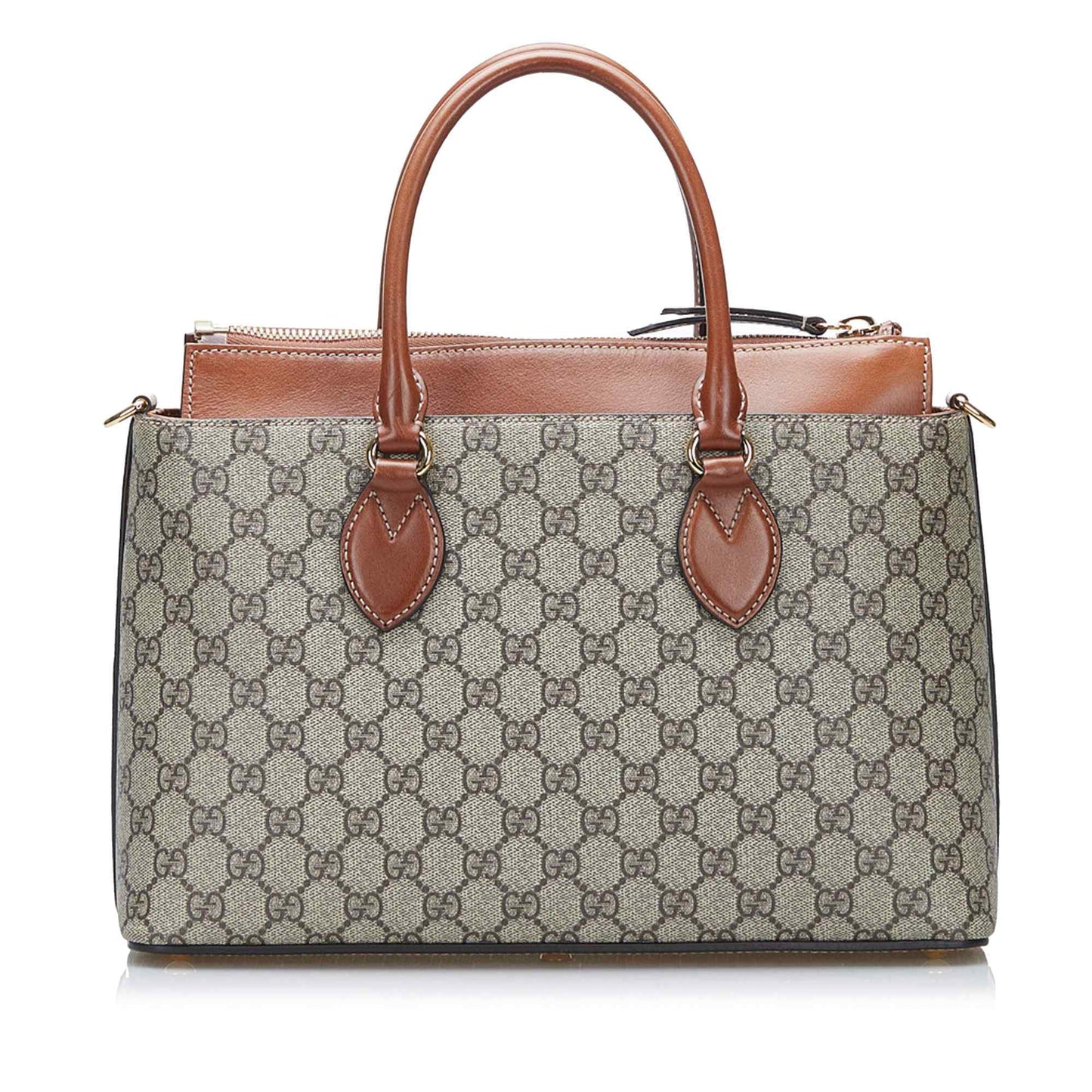 Luxury Gucci Trending 2025  GG Supreme Linea A Zip Satchel ()