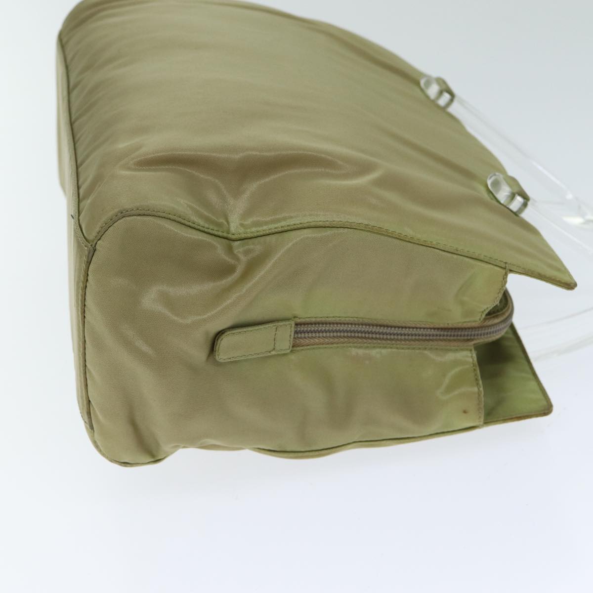 Luxury PradaNylon Hand Bag Beige 80104