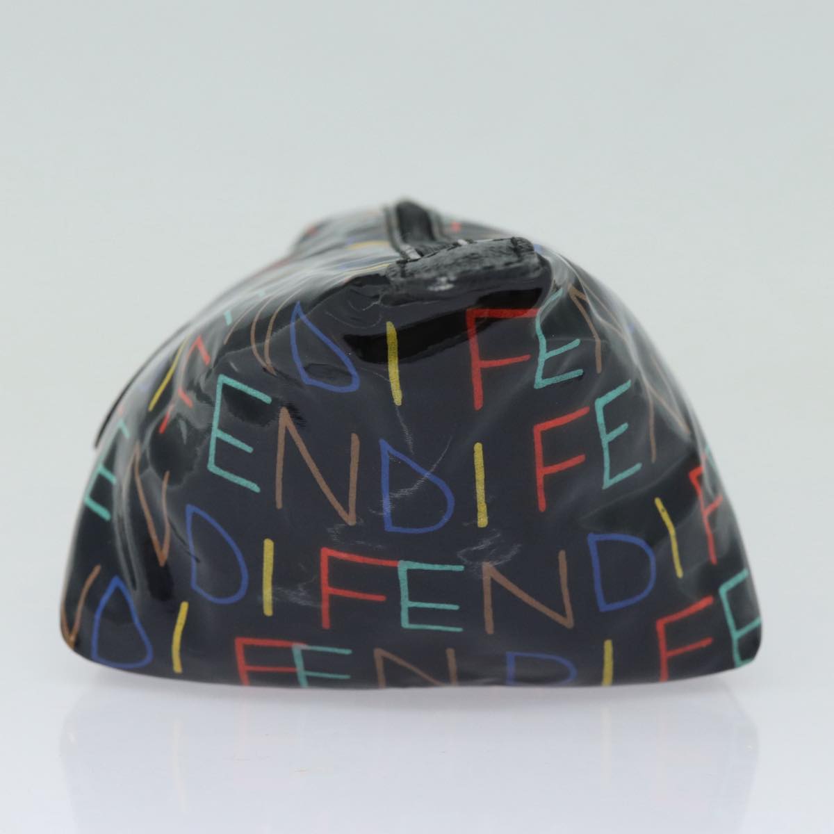 Luxury Fendi Pouch patent Black80210