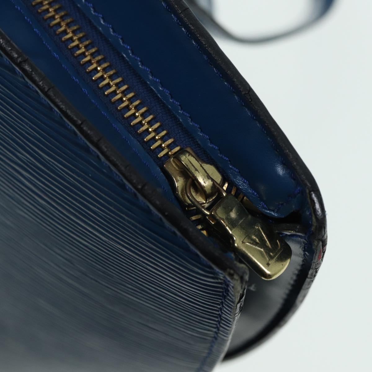 LOUIS VUITTON Epi Saint Jacques Shopping Shoulder Bag Blue M52275 LV 80212