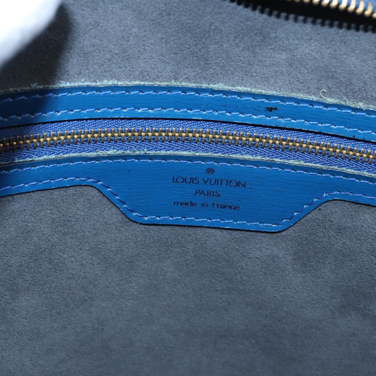 LOUIS VUITTON Epi Saint Jacques Shopping Shoulder Bag Blue M52275 LV 80212
