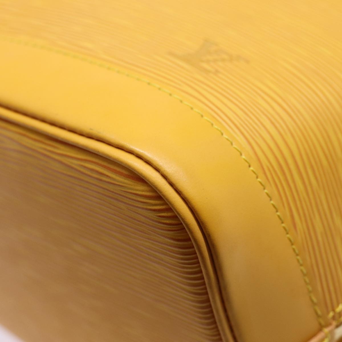 LOUIS VUITTON Epi Alma Hand Bag Yellow M52149 LV 80271