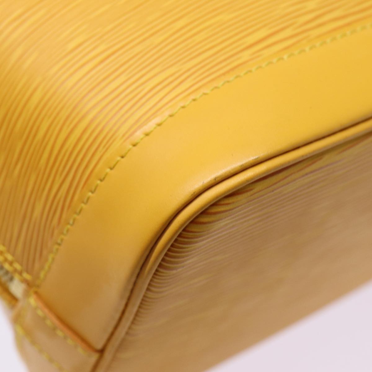 LOUIS VUITTON Epi Alma Hand Bag Yellow M52149 LV 80271