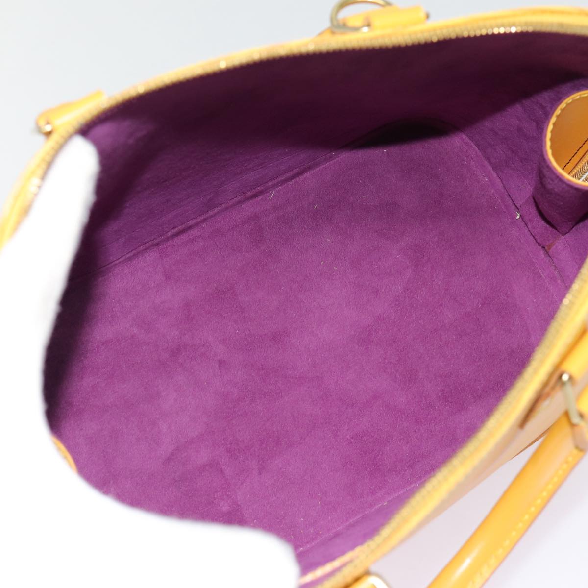 LOUIS VUITTON Epi Alma Hand Bag Yellow M52149 LV 80271