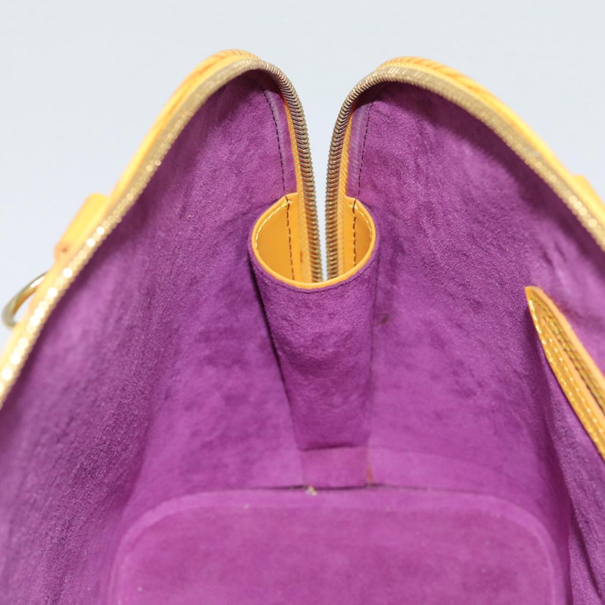 LOUIS VUITTON Epi Alma Hand Bag Yellow M52149 LV 80271