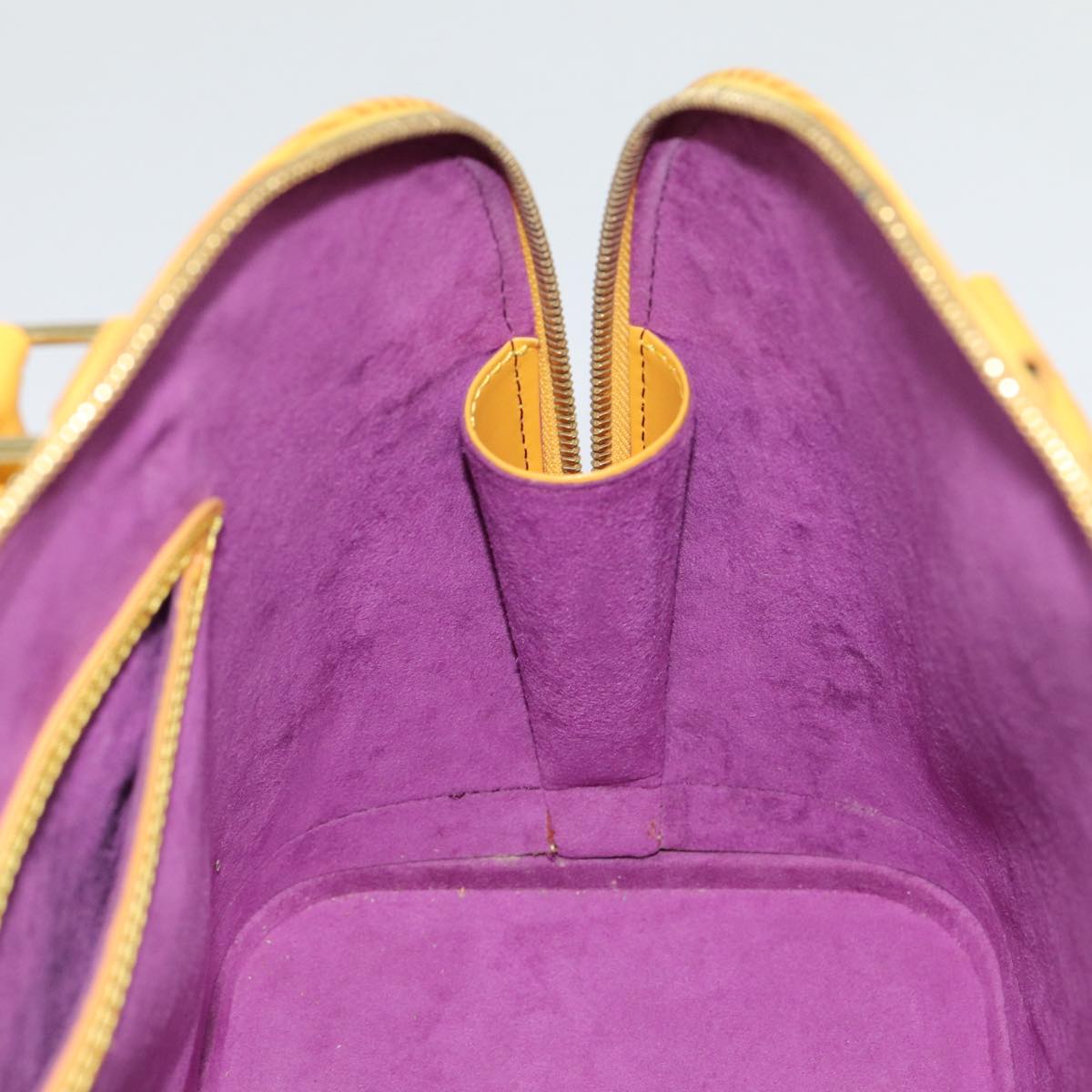 LOUIS VUITTON Epi Alma Hand Bag Yellow M52149 LV 80271