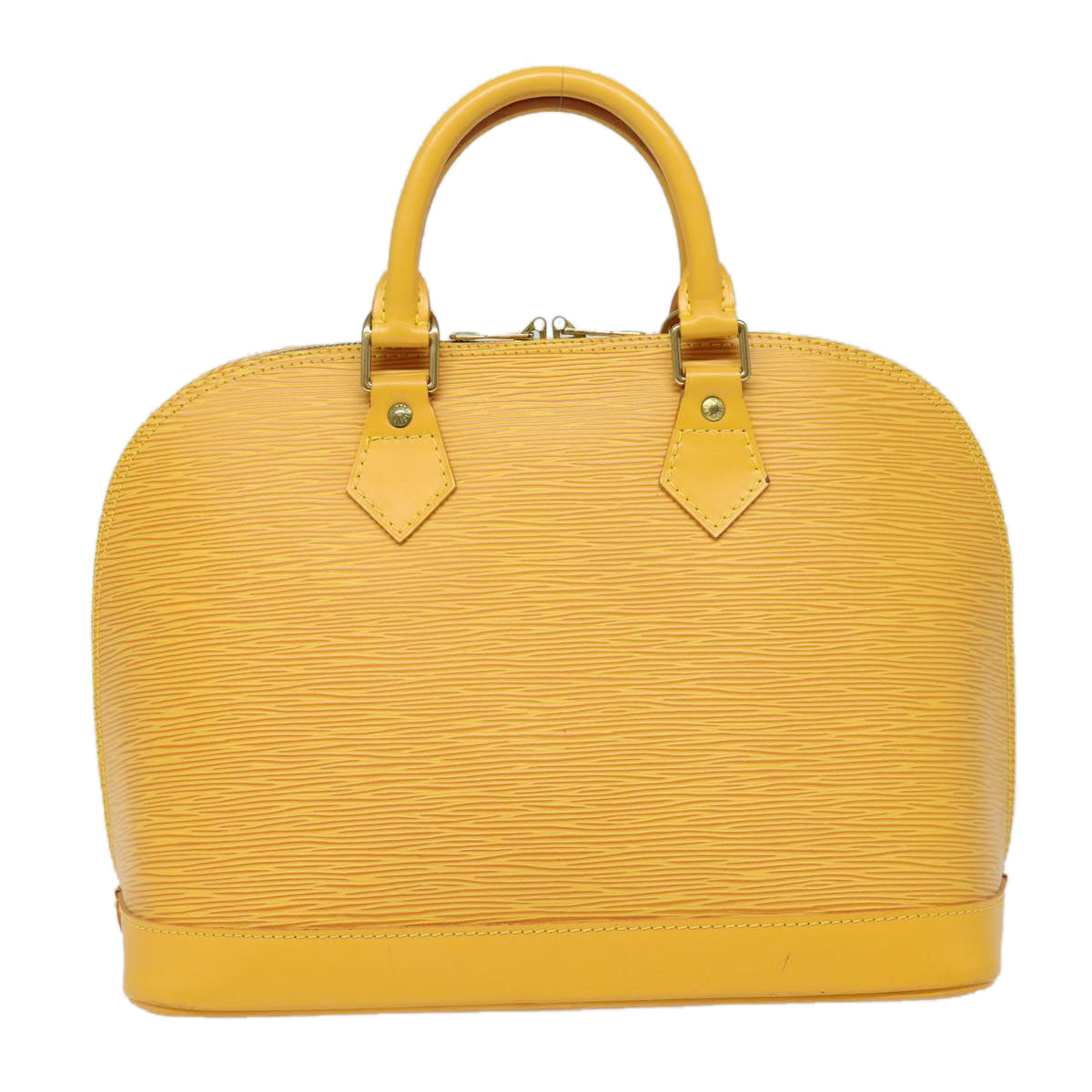 LOUIS VUITTON Epi Alma Hand Bag Yellow M52149 LV 80271