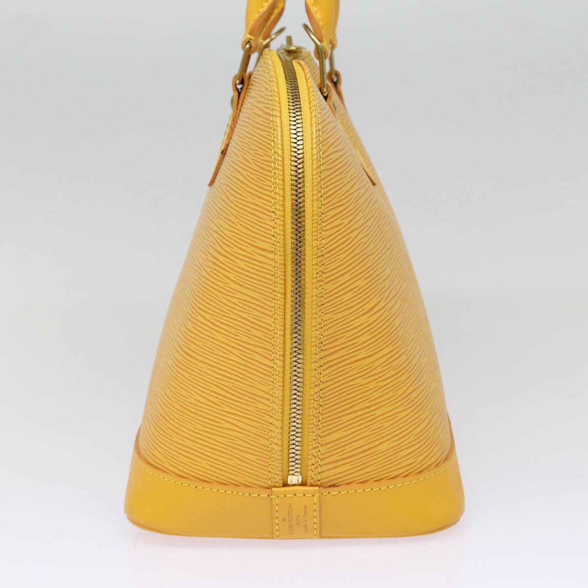 LOUIS VUITTON Epi Alma Hand Bag Yellow M52149 LV 80271