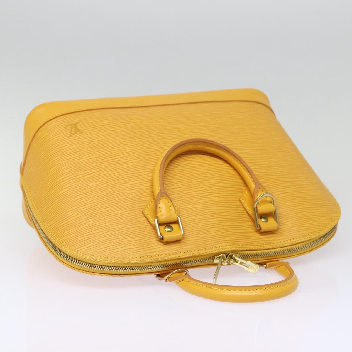 LOUIS VUITTON Epi Alma Hand Bag Yellow M52149 LV 80271