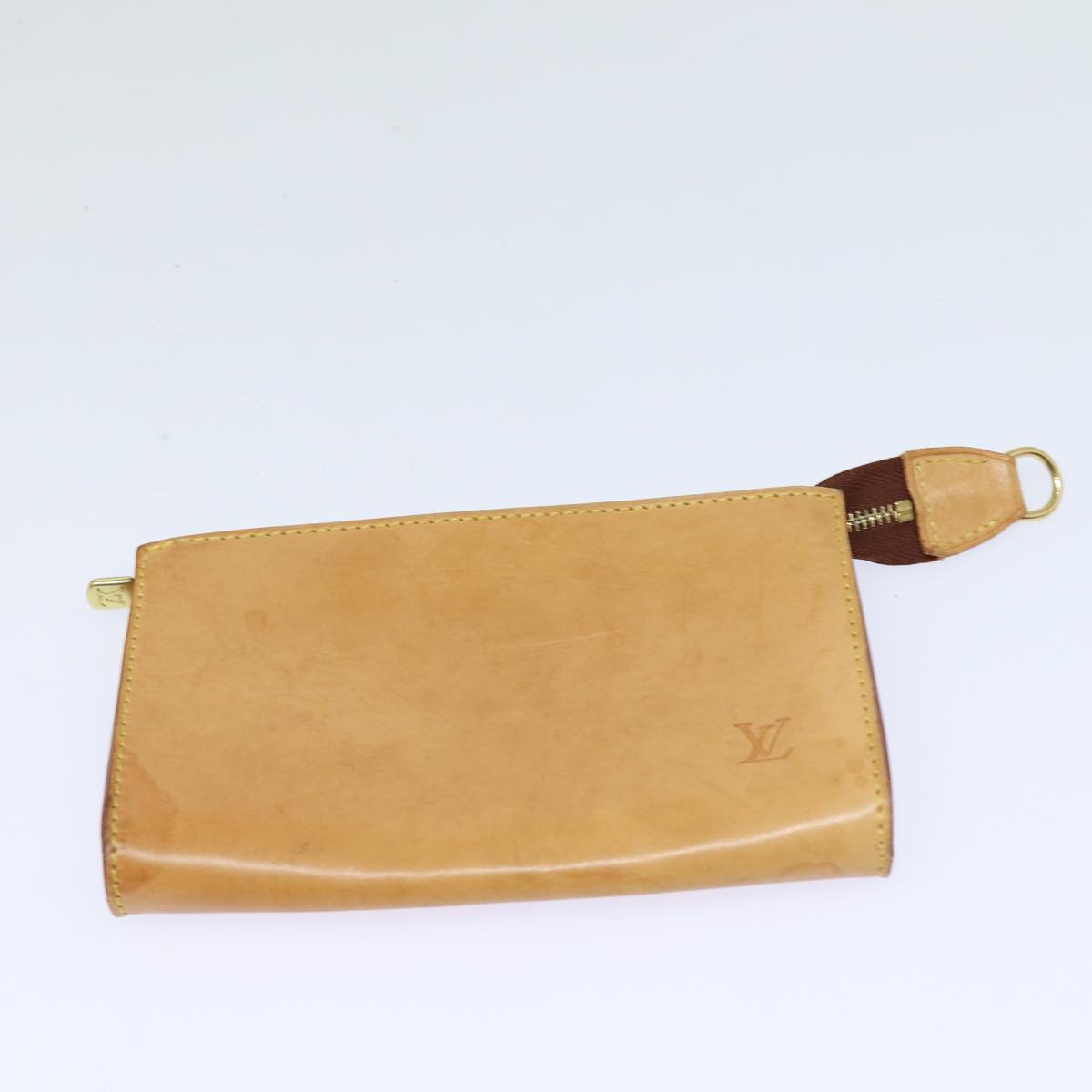 LOUIS VUITTON Nomad leather Bucket PM Shoulder Bag Beige M85001 LV 80351