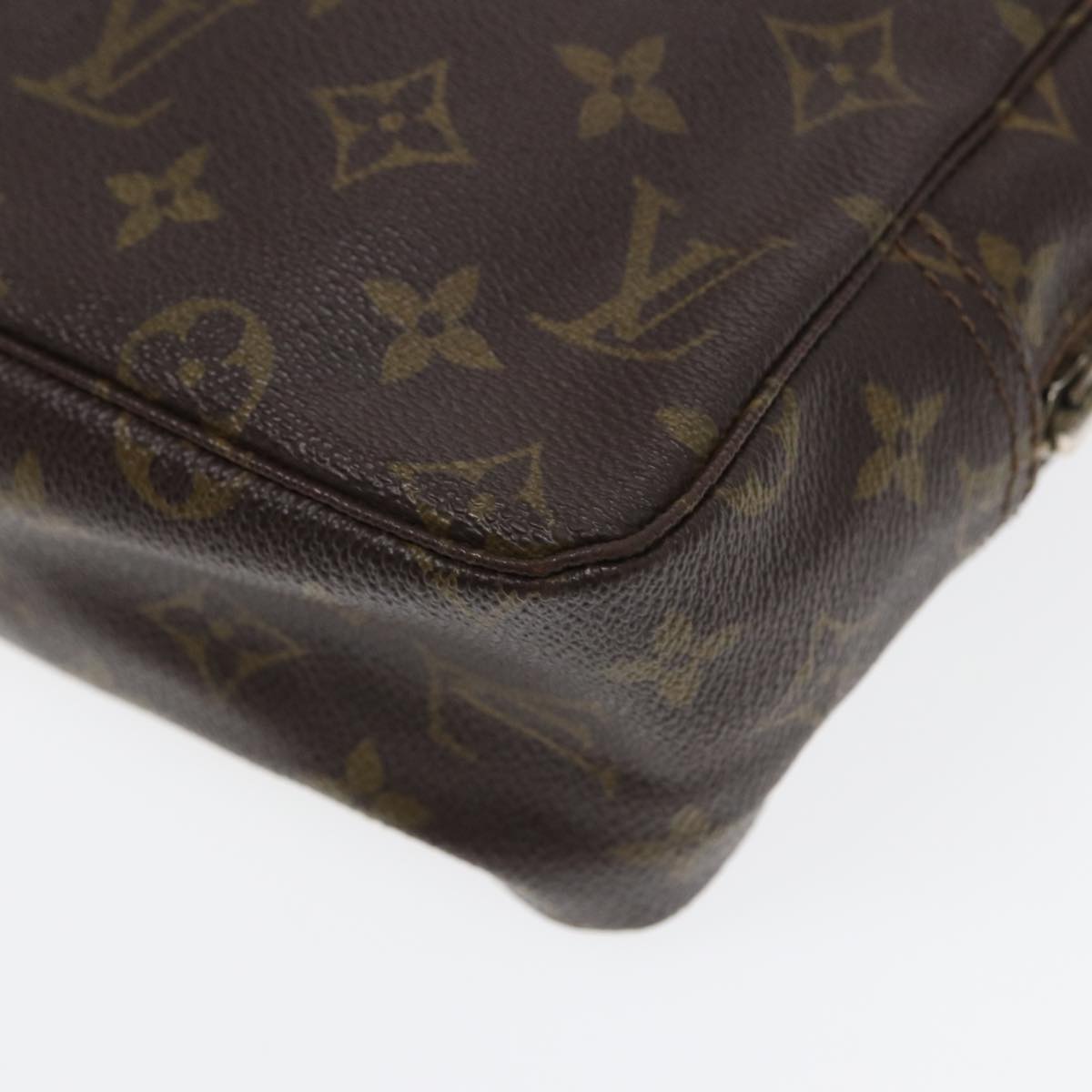 LOUIS VUITTON Monogram Trousse Toilette 28 Clutch Bag M47522 LV 80418