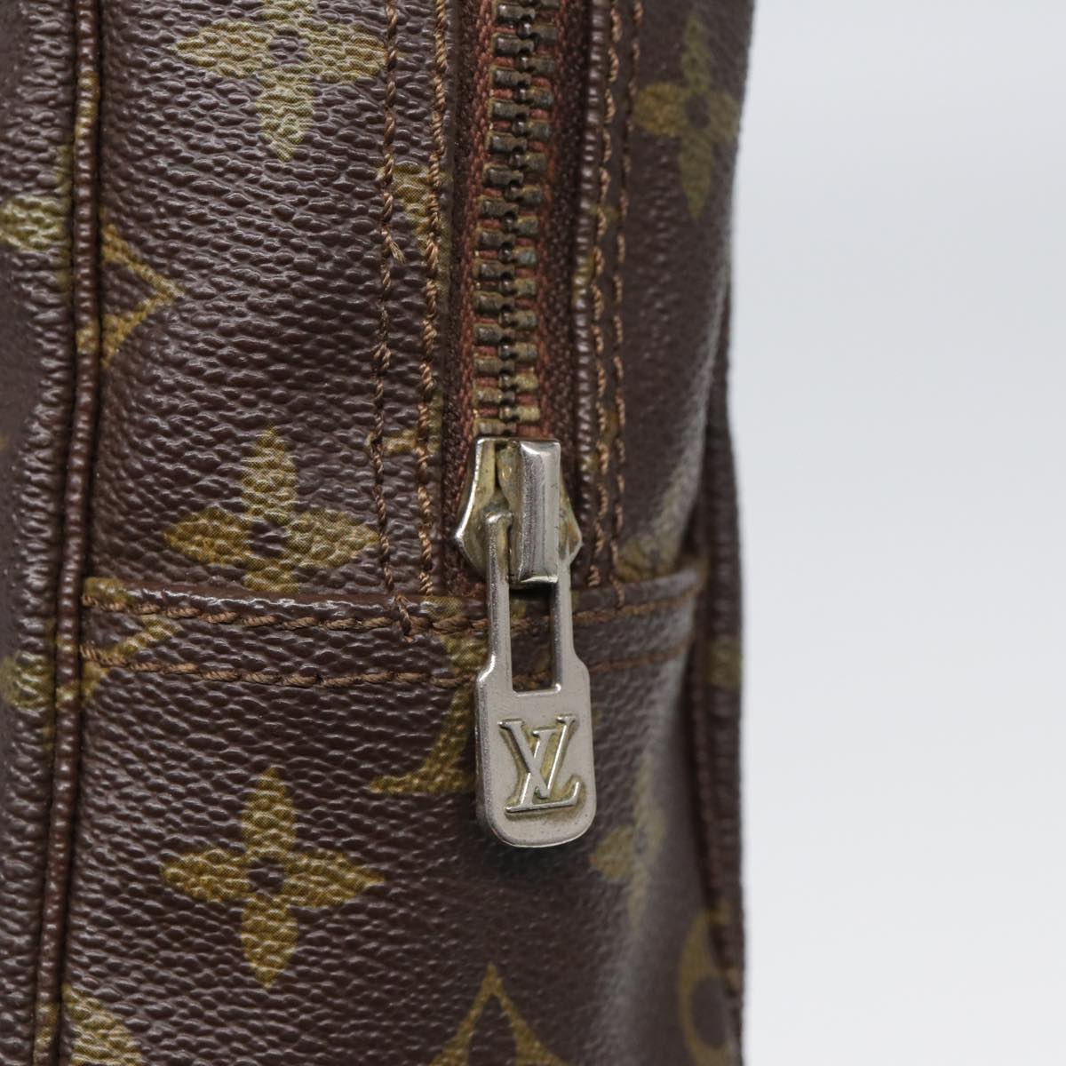 LOUIS VUITTON Monogram Trousse Toilette 28 Clutch Bag M47522 LV 80418