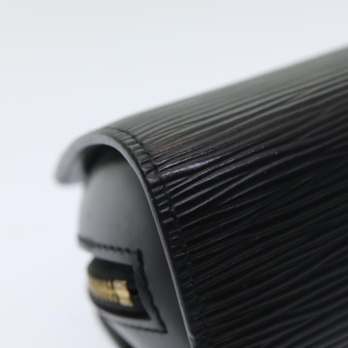 LOUIS VUITTON Epi Dauphine PM Pouch Black M48442 LV 80419