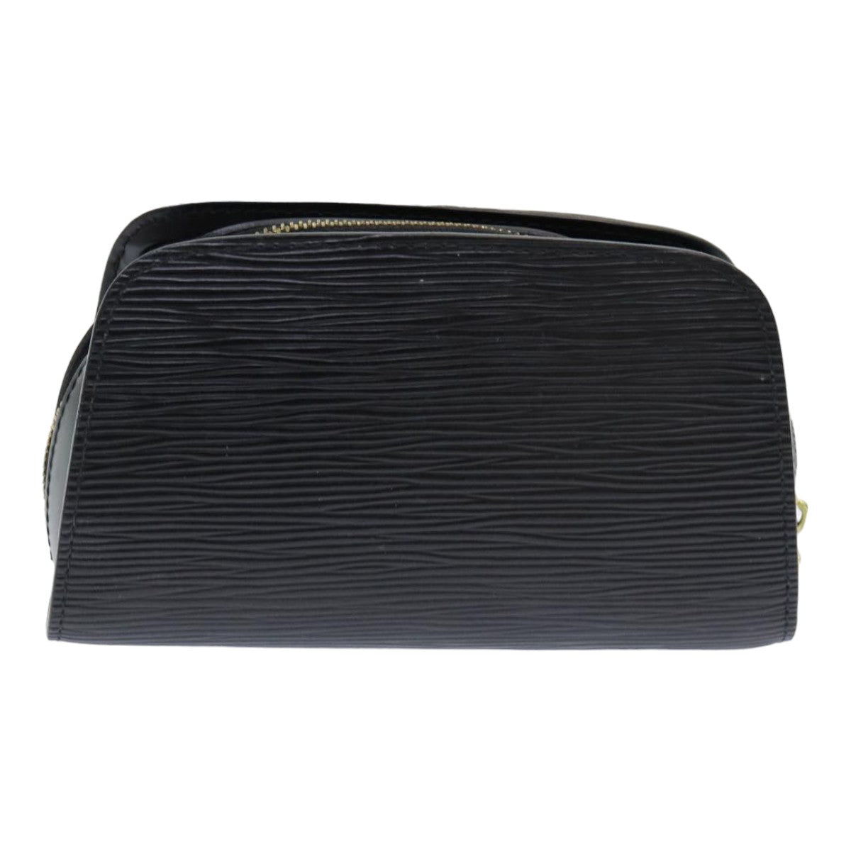 LOUIS VUITTON Epi Dauphine PM Pouch Black M48442 LV 80419