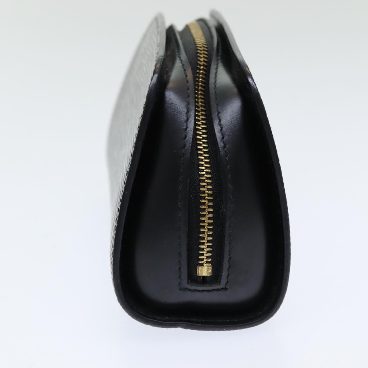 LOUIS VUITTON Epi Dauphine PM Pouch Black M48442 LV 80419