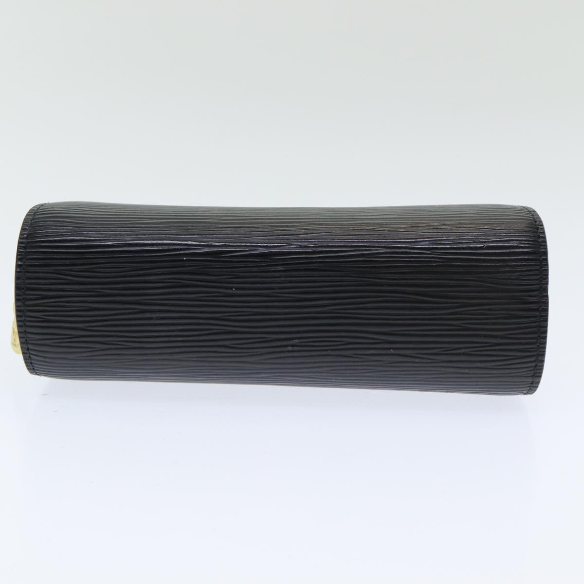 LOUIS VUITTON Epi Dauphine PM Pouch Black M48442 LV 80419