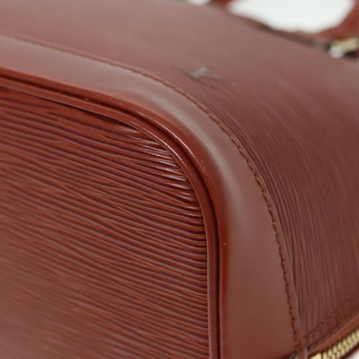 LOUIS VUITTON Epi Alma Hand Bag Kenya Brown M5214D LV 80561