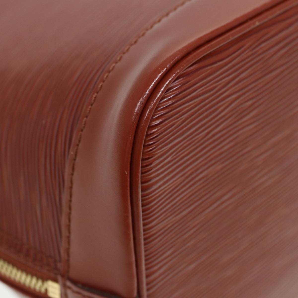 LOUIS VUITTON Epi Alma Hand Bag Kenya Brown M5214D LV 80561