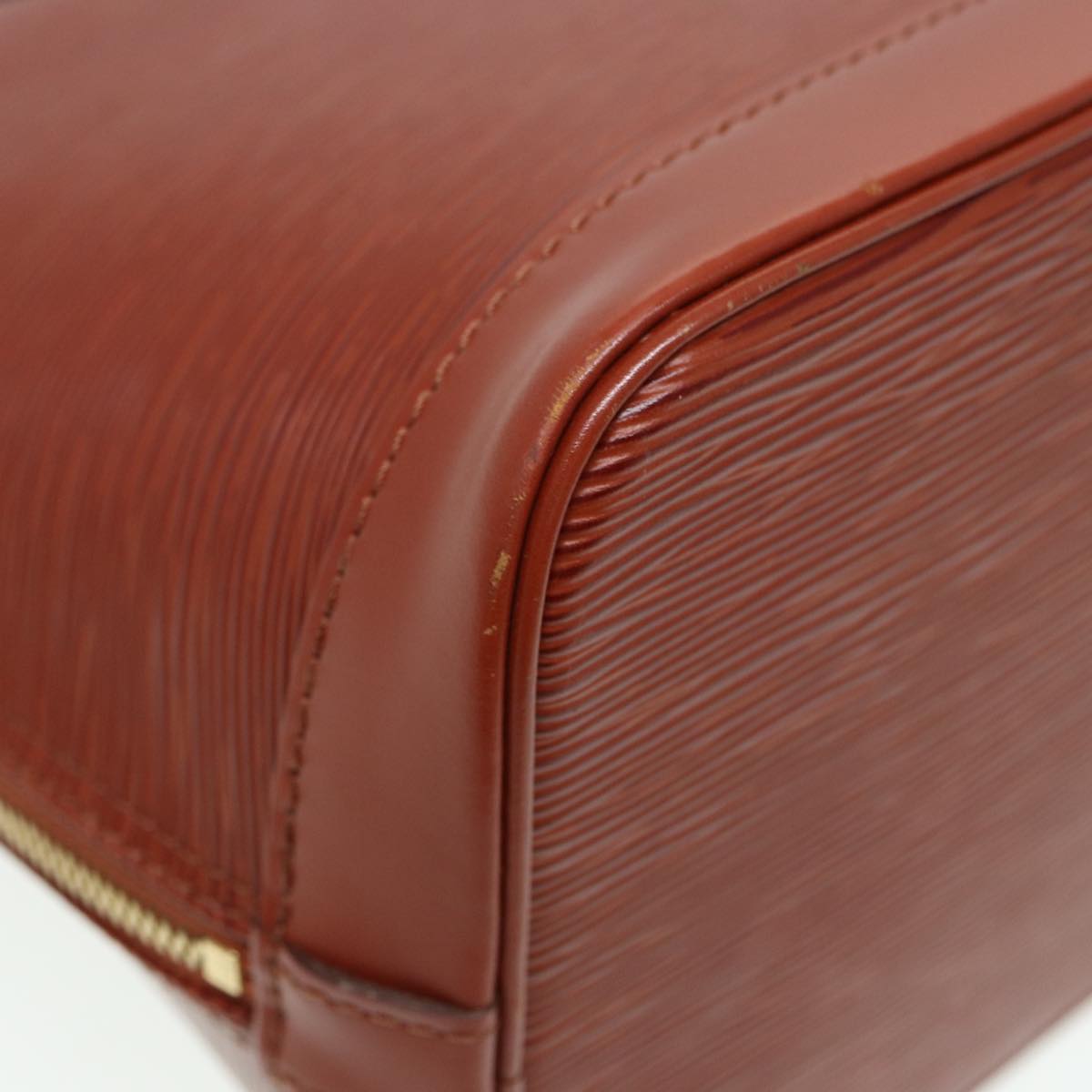 LOUIS VUITTON Epi Alma Hand Bag Kenya Brown M5214D LV 80561