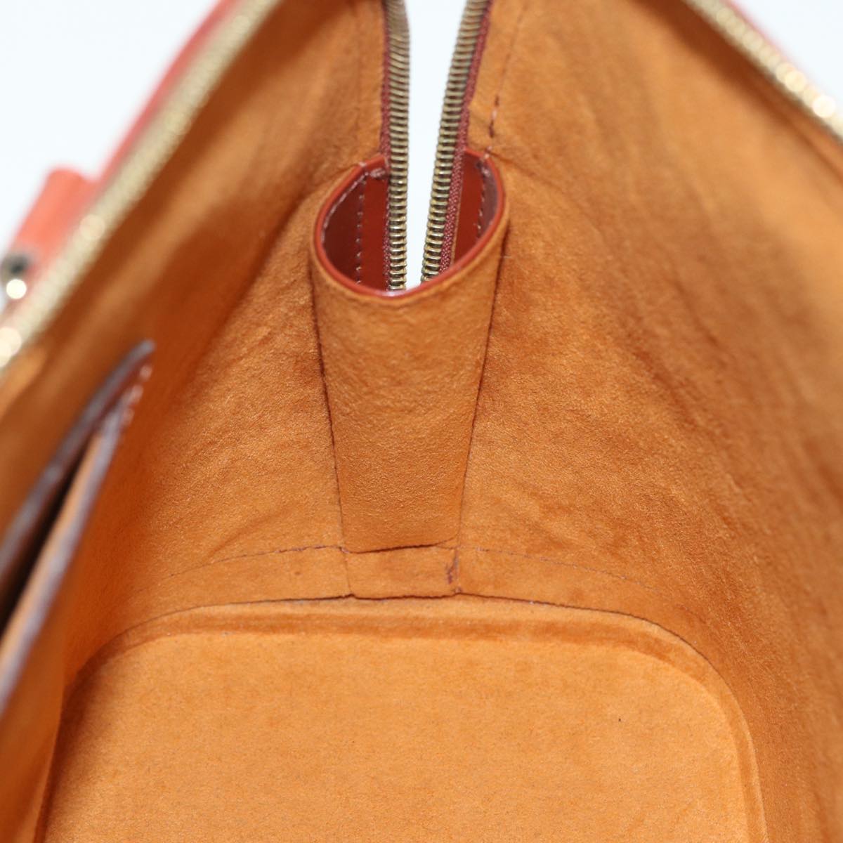 LOUIS VUITTON Epi Alma Hand Bag Kenya Brown M5214D LV 80561