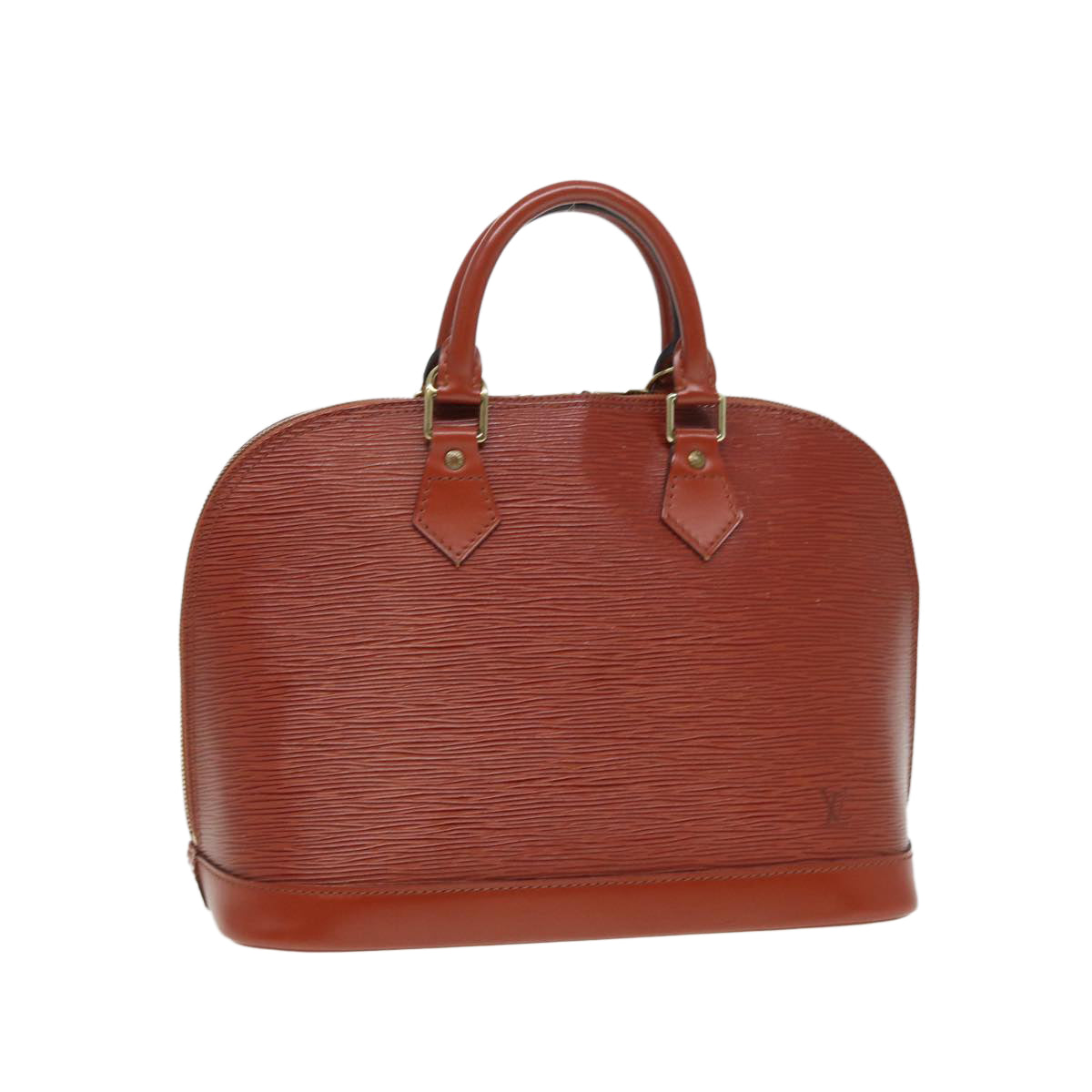 LOUIS VUITTON Epi Alma Hand Bag Kenya Brown M5214D LV 80561