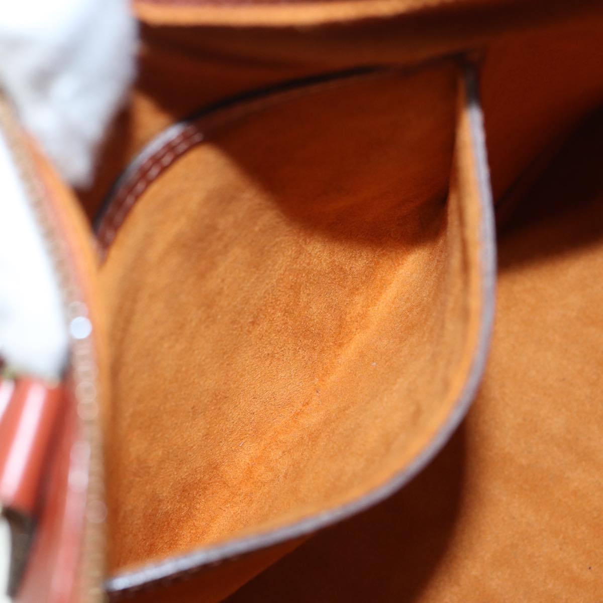 LOUIS VUITTON Epi Alma Hand Bag Kenya Brown M5214D LV 80561