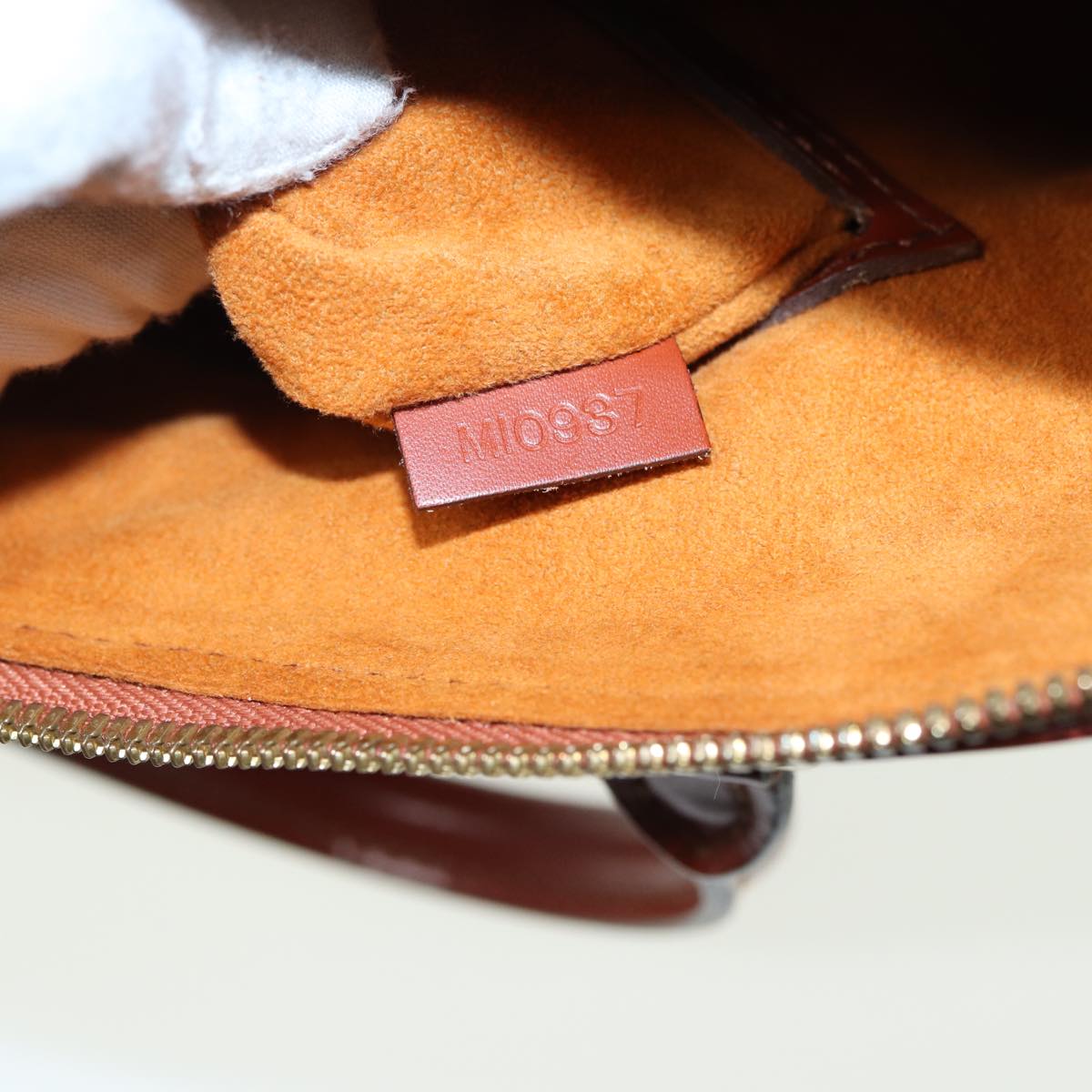 LOUIS VUITTON Epi Alma Hand Bag Kenya Brown M5214D LV 80561