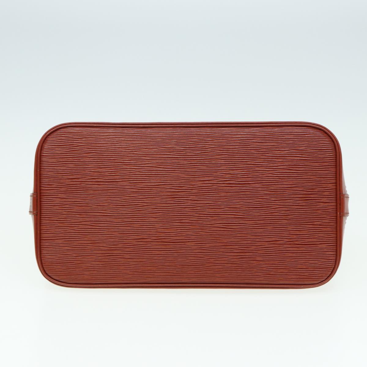 LOUIS VUITTON Epi Alma Hand Bag Kenya Brown M5214D LV 80561