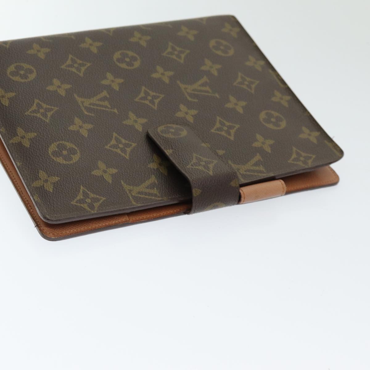 LOUIS VUITTON Monogram Agenda GM Day Planner Cover R20006 LV 80585