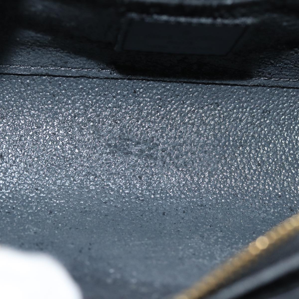LOUIS VUITTON Epi Dauphine PM Pouch Black M48442 LV 80590