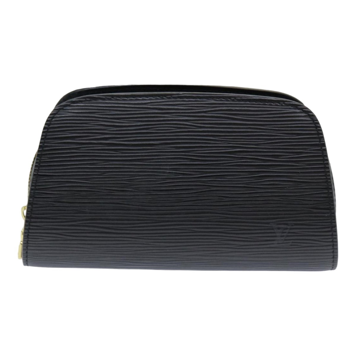 LOUIS VUITTON Epi Dauphine PM Pouch Black M48442 LV 80590