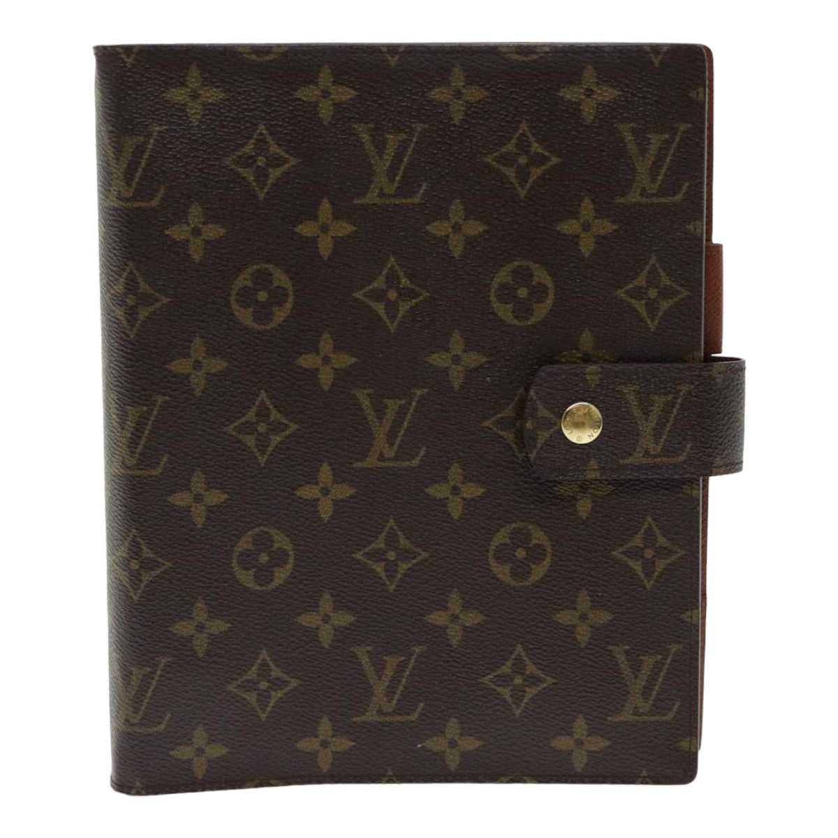 LOUIS VUITTON Monogram Agenda GM Day Planner Cover R20006 LV 80593