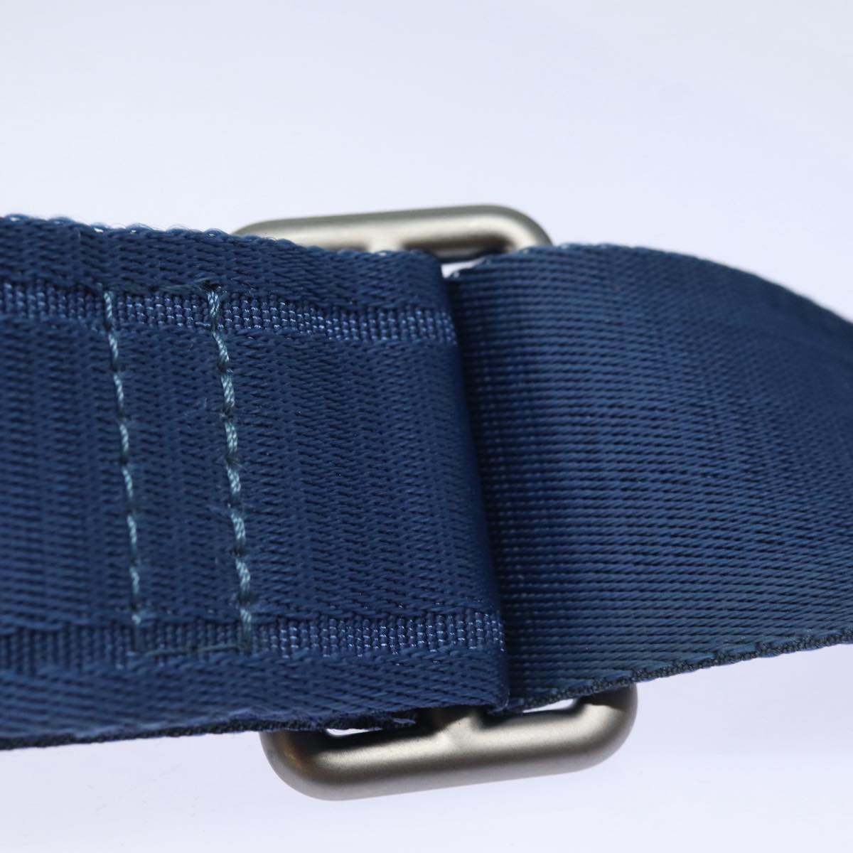 LOUIS VUITTON Damier Infini Ambreil Shoulder Bag Leather Blue N41354 LV 80596