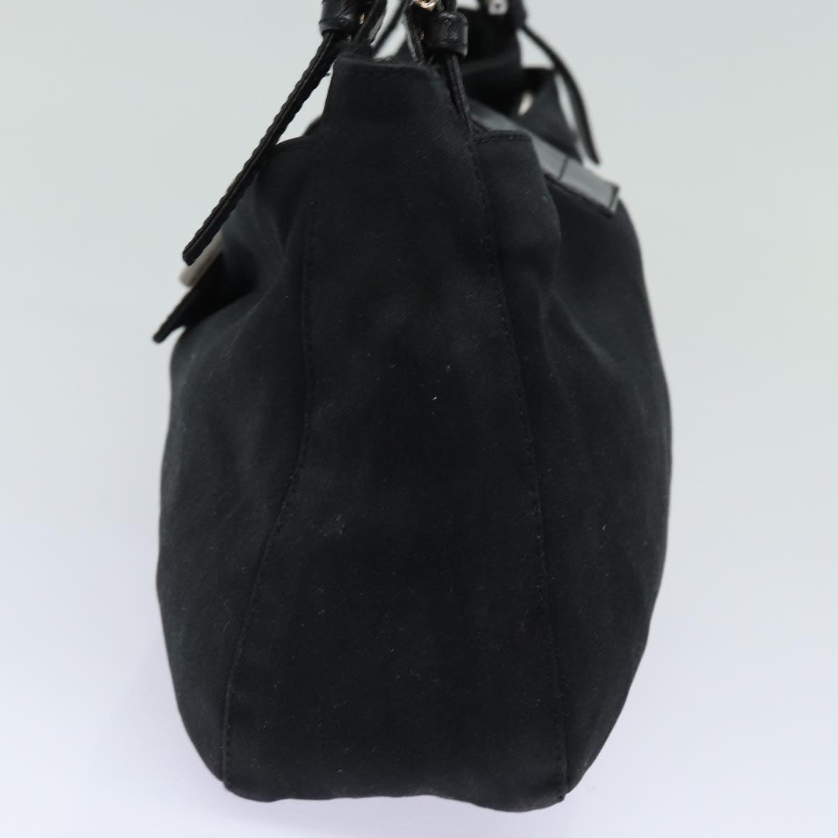 Luxury Fendi Mamma Baguette Shoulder Bag Nylon Black80619
