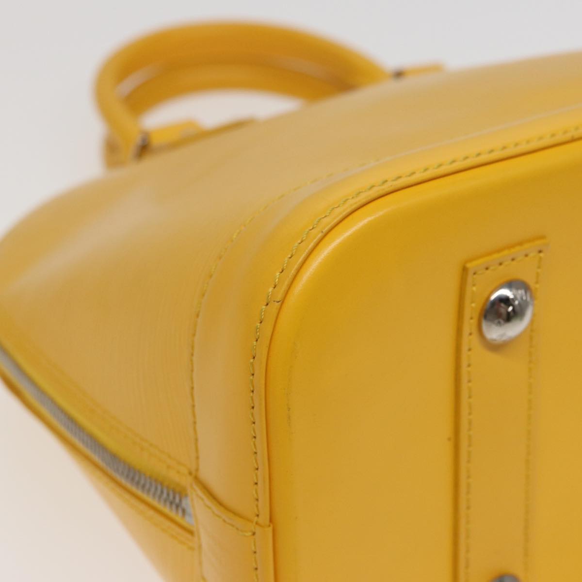 LOUIS VUITTON Epi Alma PM Hand Bag Yellow Citron M40619 LV 80656
