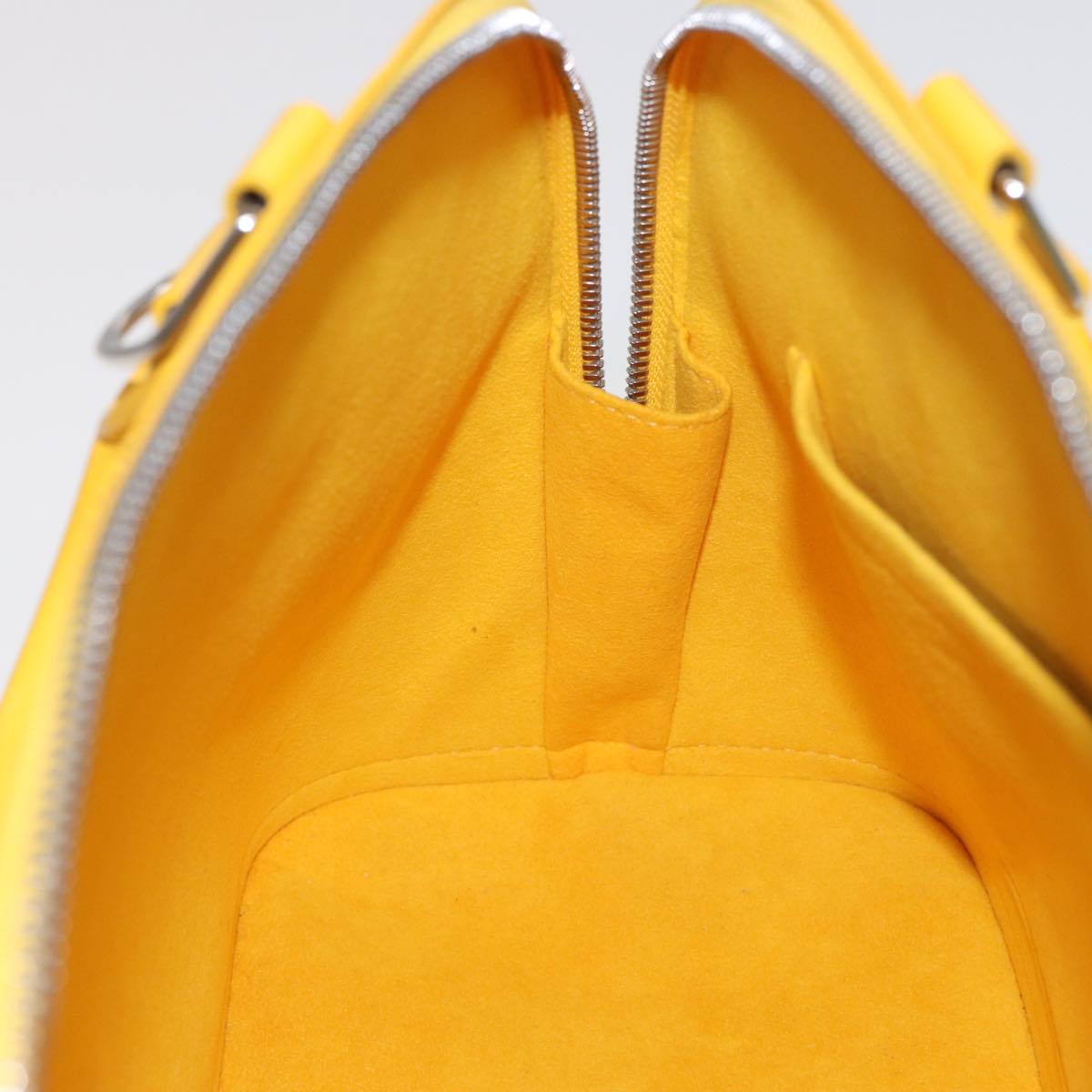 LOUIS VUITTON Epi Alma PM Hand Bag Yellow Citron M40619 LV 80656