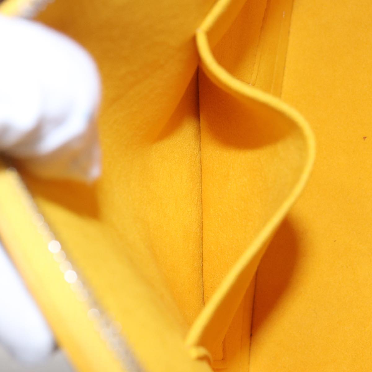 LOUIS VUITTON Epi Alma PM Hand Bag Yellow Citron M40619 LV 80656