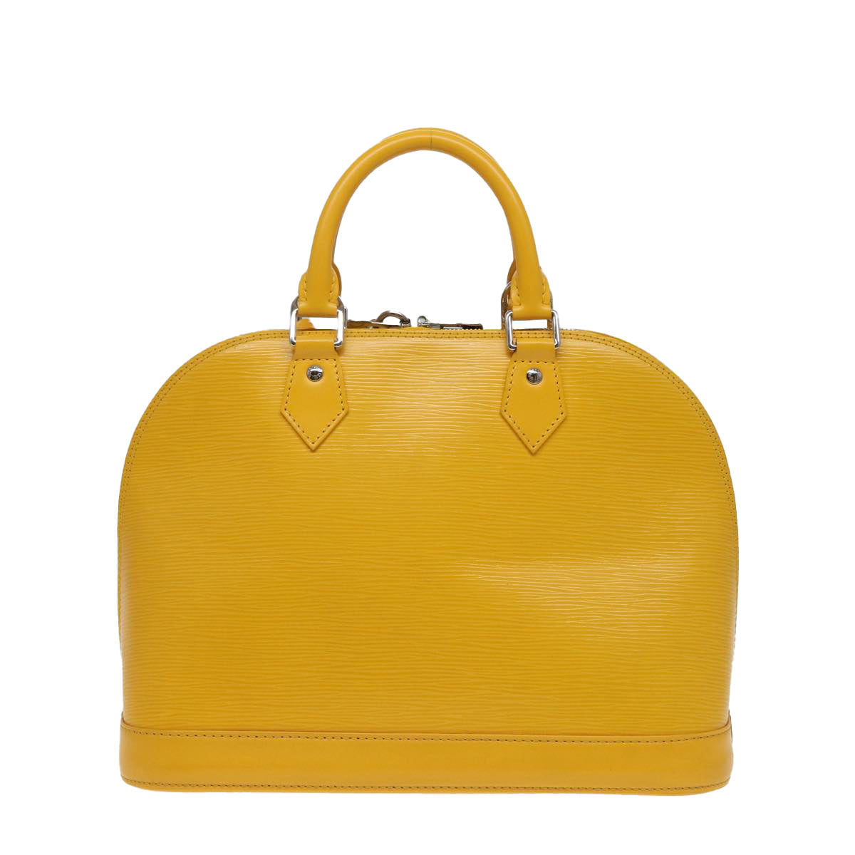 LOUIS VUITTON Epi Alma PM Hand Bag Yellow Citron M40619 LV 80656
