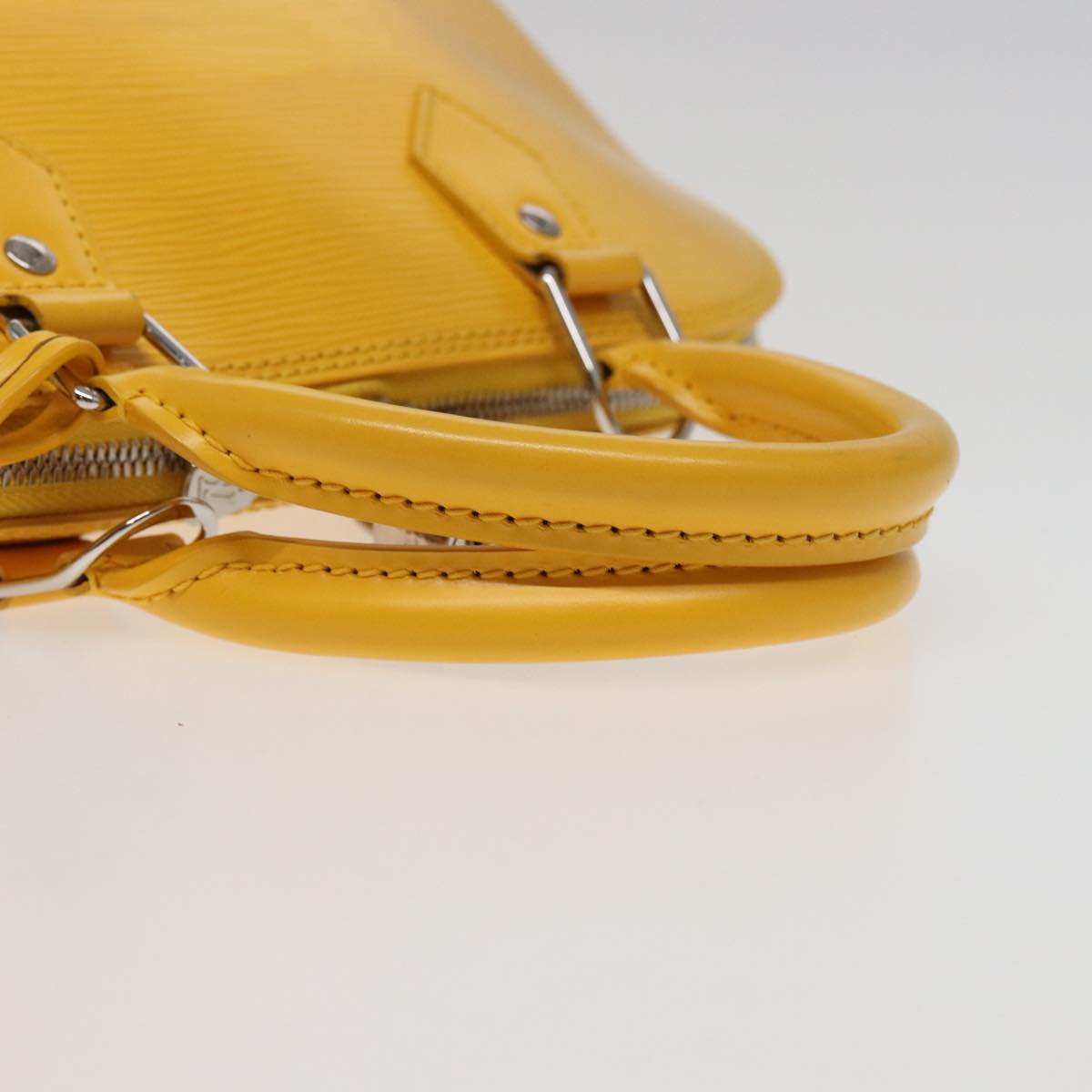 LOUIS VUITTON Epi Alma PM Hand Bag Yellow Citron M40619 LV 80656