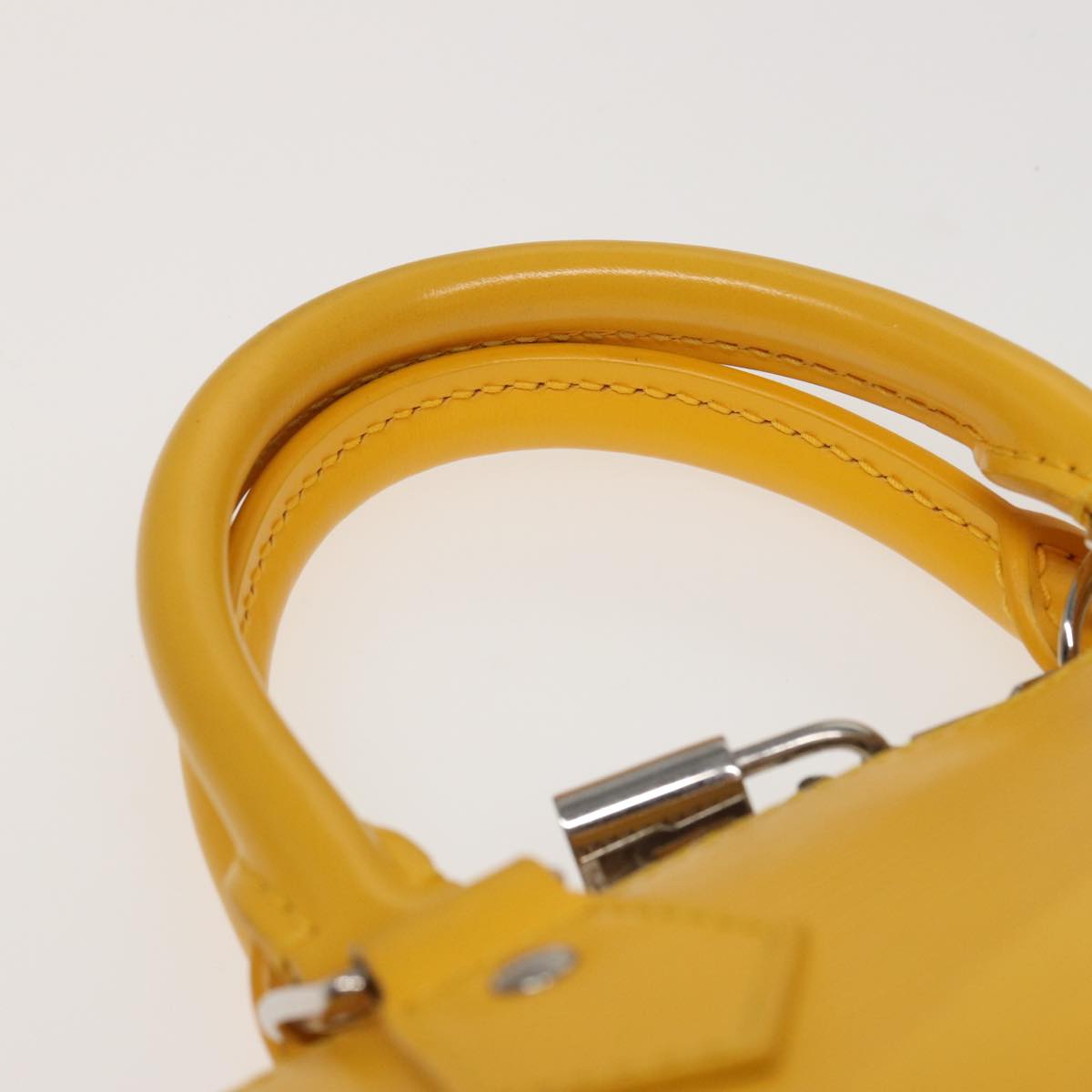 LOUIS VUITTON Epi Alma PM Hand Bag Yellow Citron M40619 LV 80656