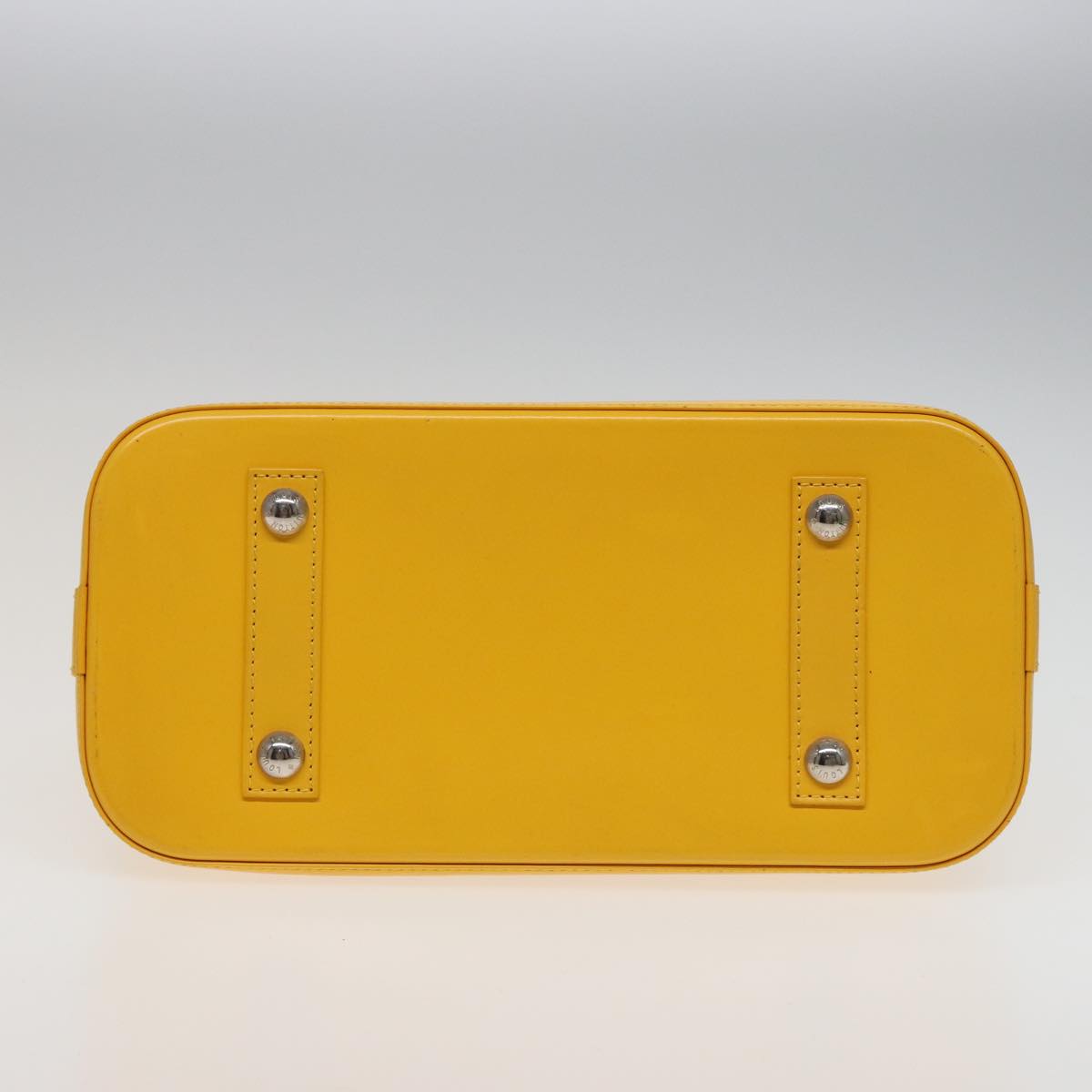 LOUIS VUITTON Epi Alma PM Hand Bag Yellow Citron M40619 LV 80656