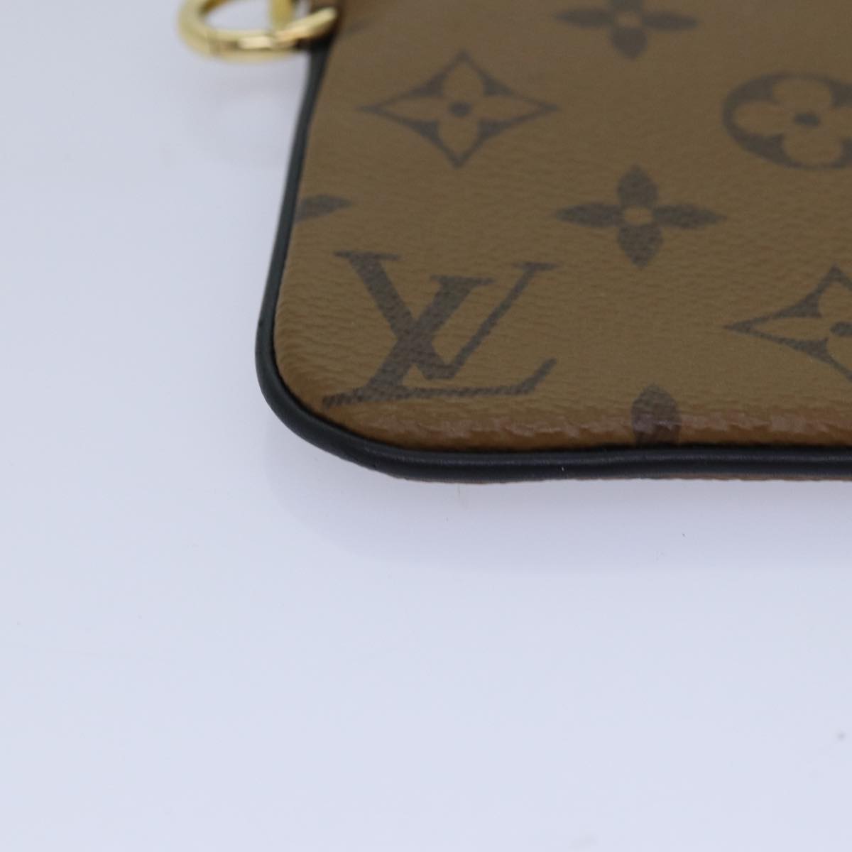 LOUIS VUITTON Monogram Reverse Pochette Trio Coin Purse M68756 LV 80664