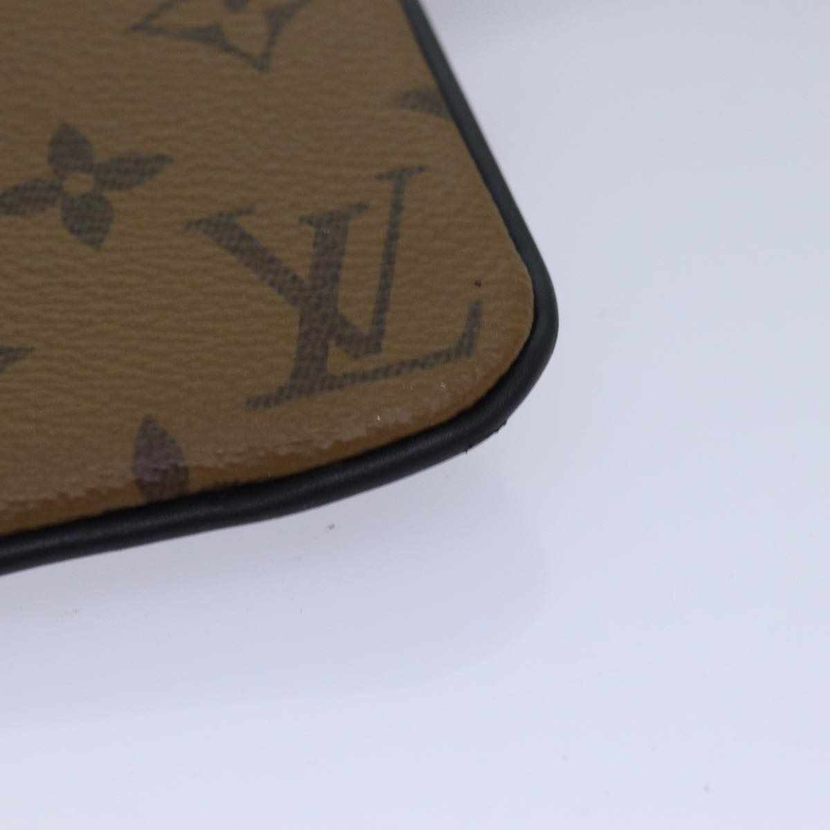LOUIS VUITTON Monogram Reverse Pochette Trio Coin Purse M68756 LV 80664